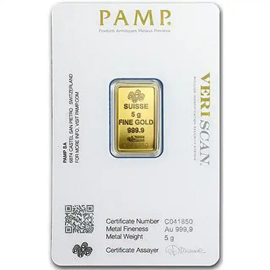 PAMP Suisse Fortuna 5g Gold Bar – Sealed