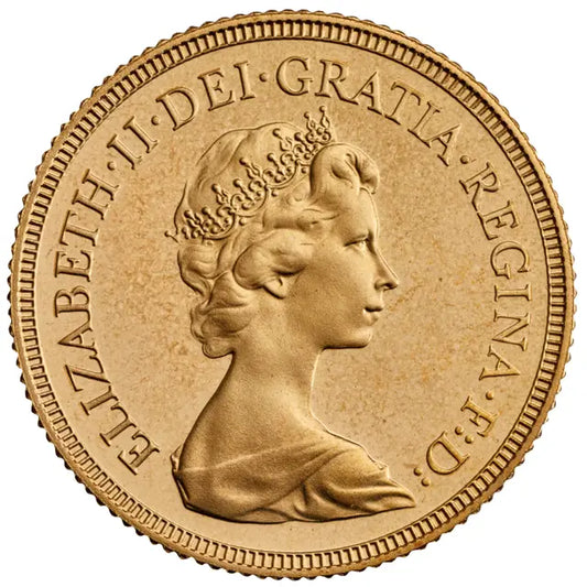 Pre-Owned UK Quarter Sovereign Gold Coin – Mixed Dates