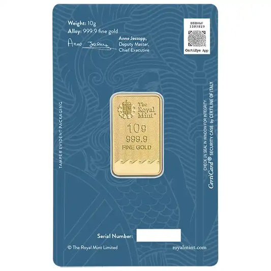 Pre-Owned Royal Mint Britannia 10g Gold Bar