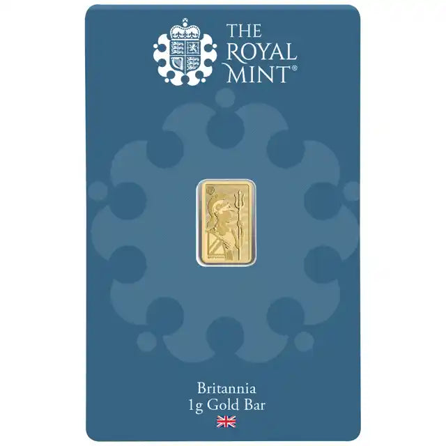 Pre-Owned Royal Mint Britannia 1g Gold Bar
