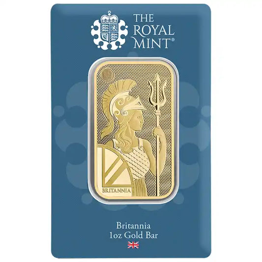 Pre-Owned The Royal Mint Britannia 1oz Gold Bar