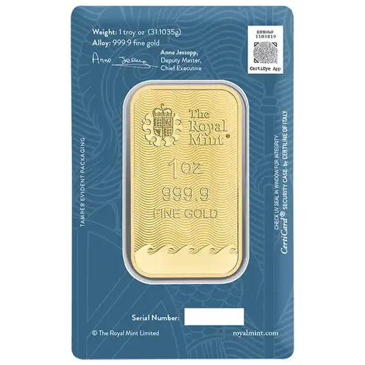 Pre-Owned The Royal Mint Britannia 1oz Gold Bar