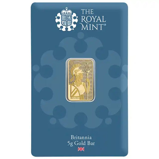 Pre-Owned The Royal Mint Britannia 5g Gold Bar