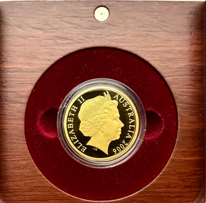 2006 Gold Proof 1/2 Ounce Rare Birds - South Eastern Black-tailed Cockatoo