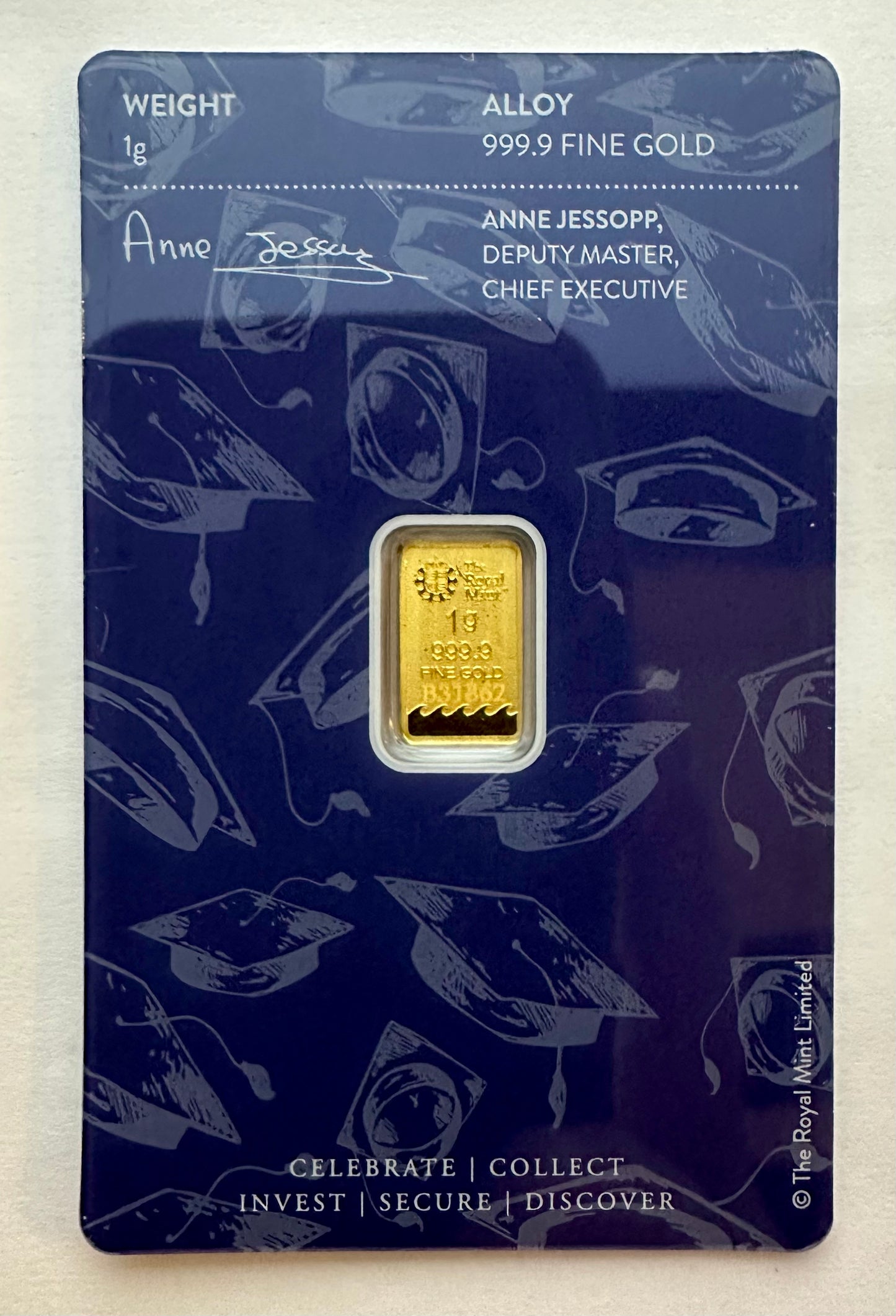 Royal Mint 1 Gram Britannia Gold Bar