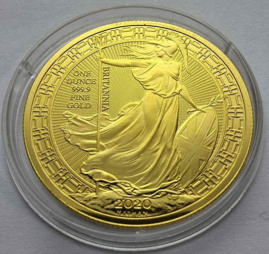 2020 1 Ounce Gold Britannia - Oriental Border - 24ct