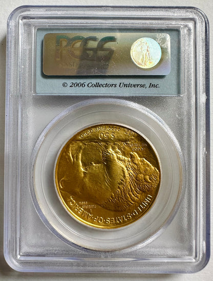 2006 1 OUNCE GOLD BUFFALO $50 - PCGS MS69