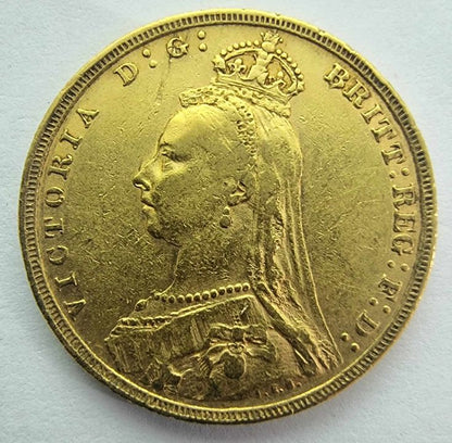 1892 Victoria Jubilee Head Full Sovereign