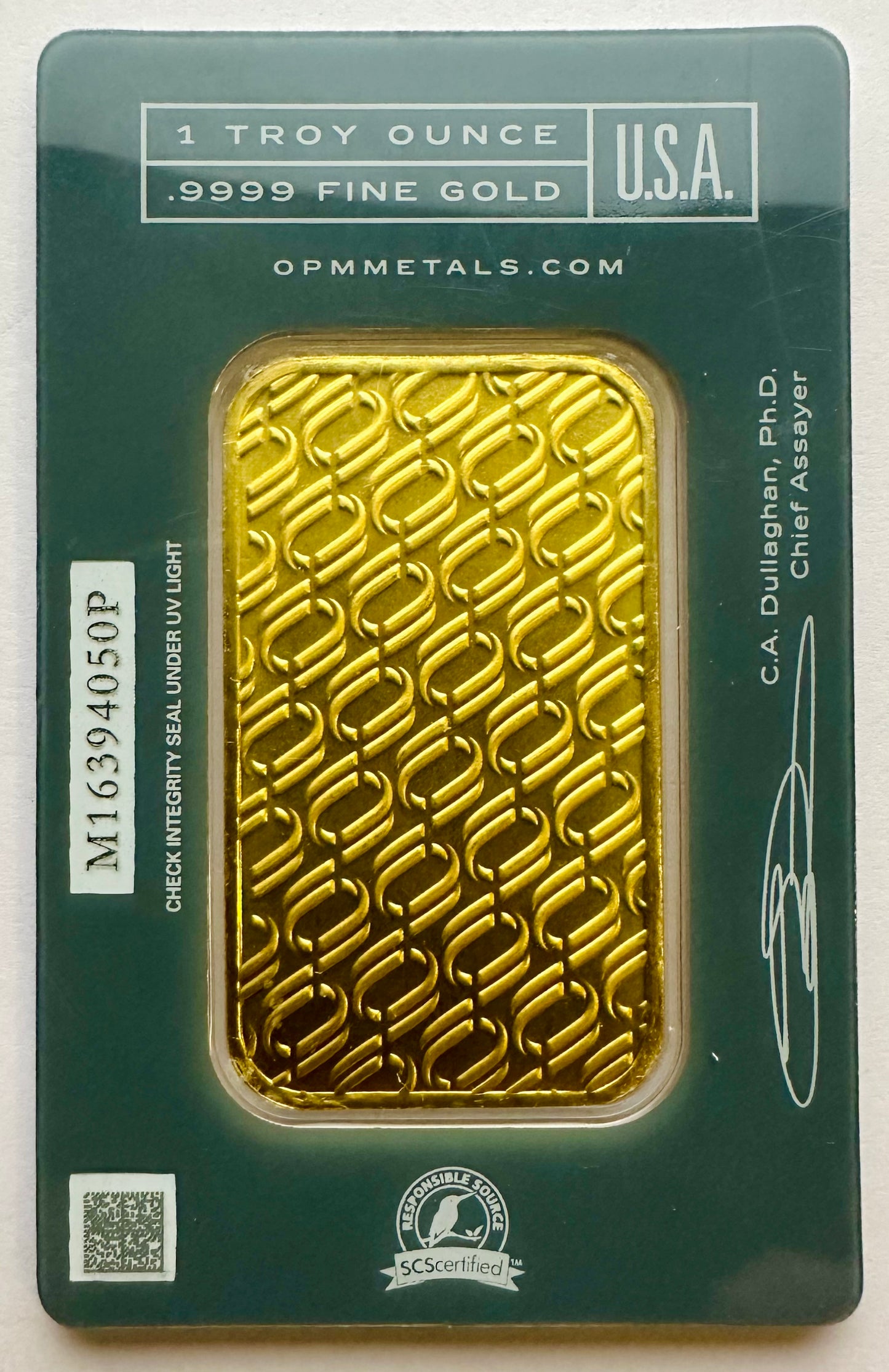 OPM Metals 1 Ounce Gold Bar - М16394050Р