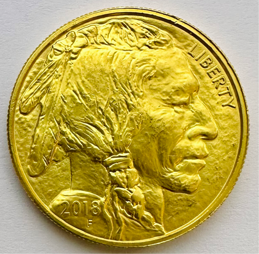 2018 1 Ounce American 999.9 Gold Buffalo