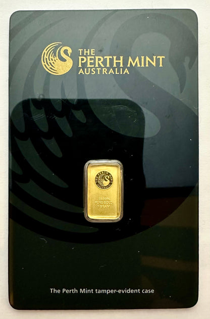 Perth Mint 1 Gram Gold Bar