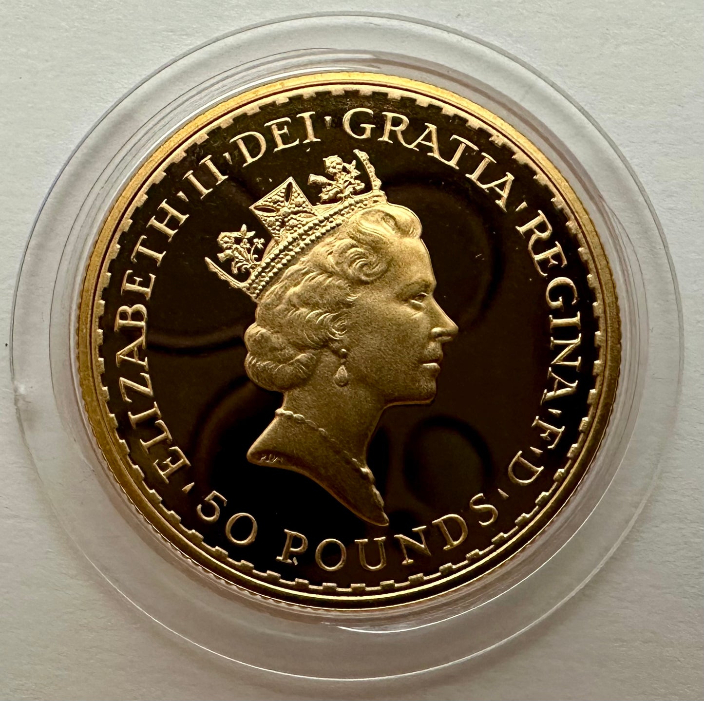 1989 Gold Proof 1/2 Ounce Britannia