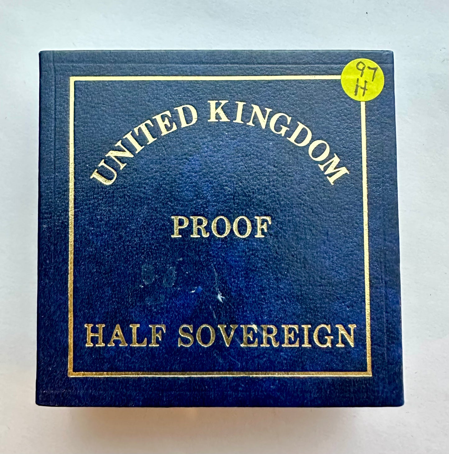 1997 Gold Proof Half Sovereign - Box and COA