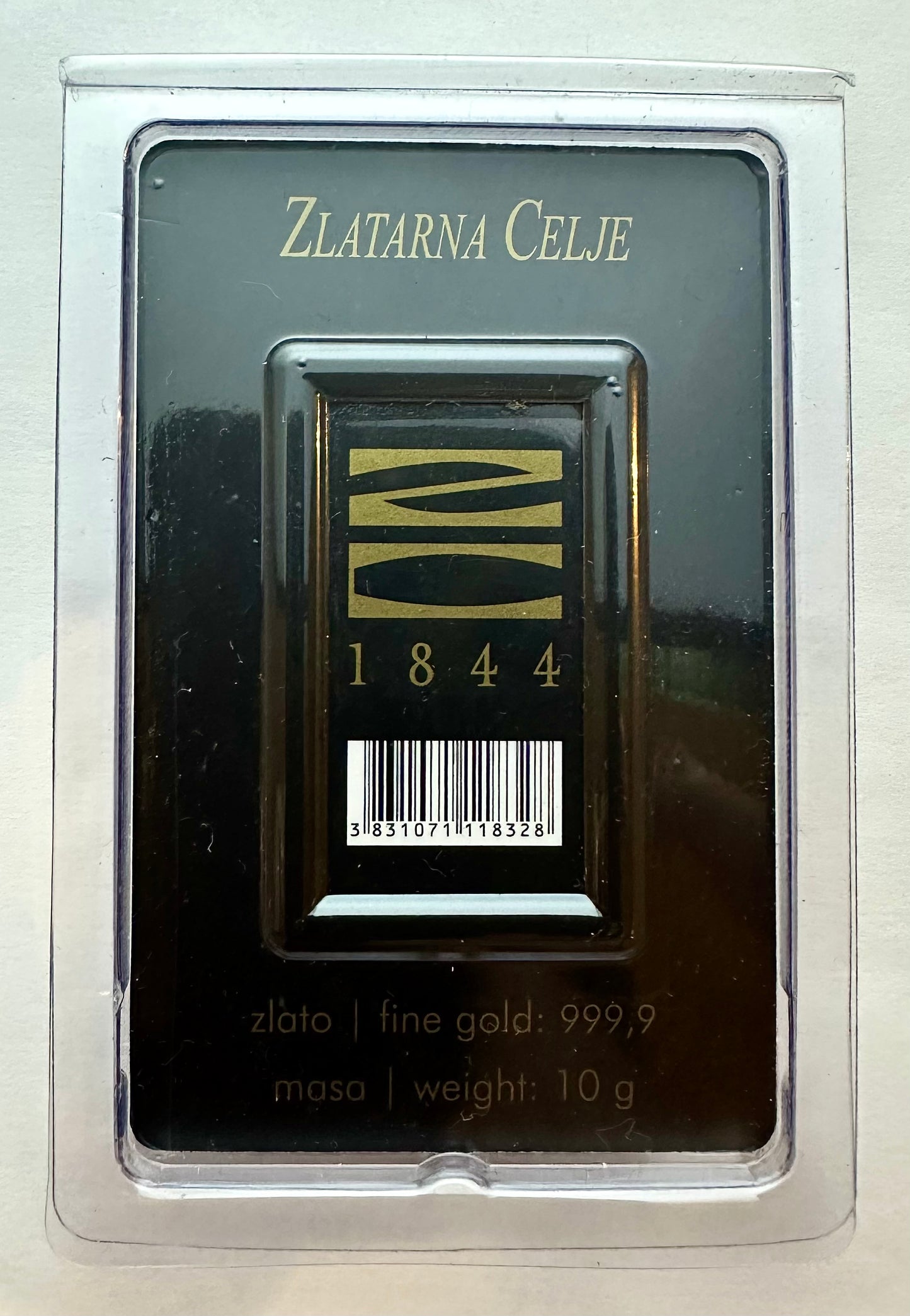 Zlatarna Celje 10 Gram Gold Bar - Serial 125228