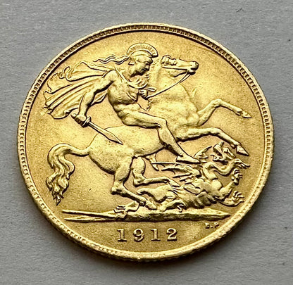 1912 George V Half Sovereign