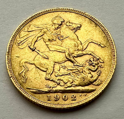 1902 King Edward VII Full Sovereign