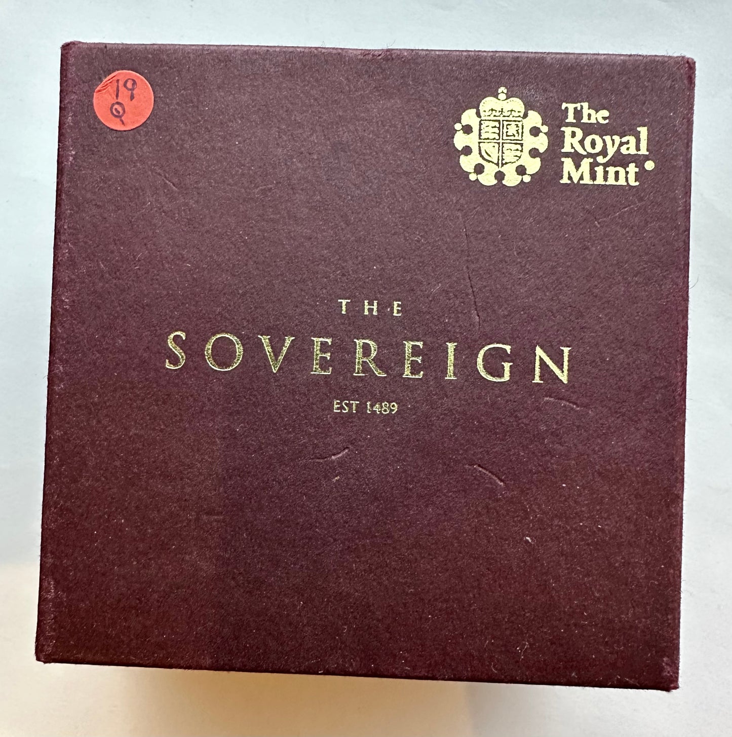 2019 Gold Proof Quarter Sovereign - Box and COA