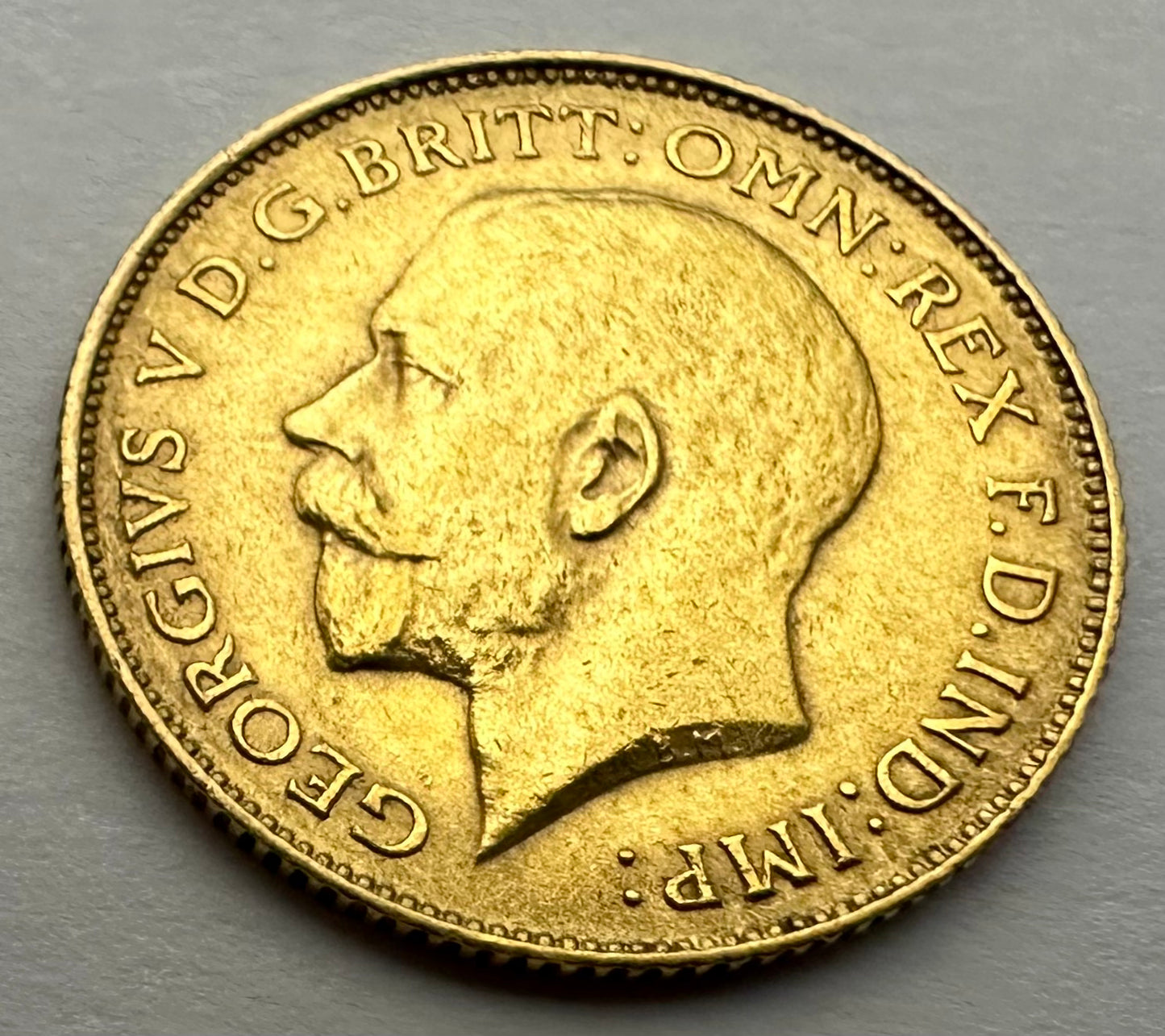 1925 Gold Half Sovereign - South Africa