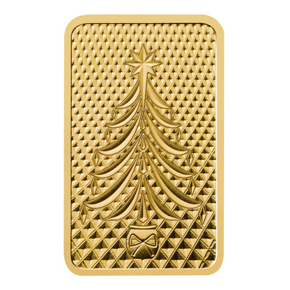 Christmas 5g Gold Bullion Minted Bar