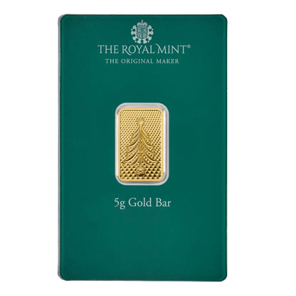 Christmas 5g Gold Bullion Minted Bar