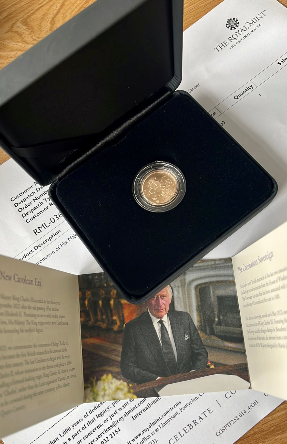 The Coronation of His Majesty King Charles III 2023 Celebration Sovereign Struck on 6 May 2023