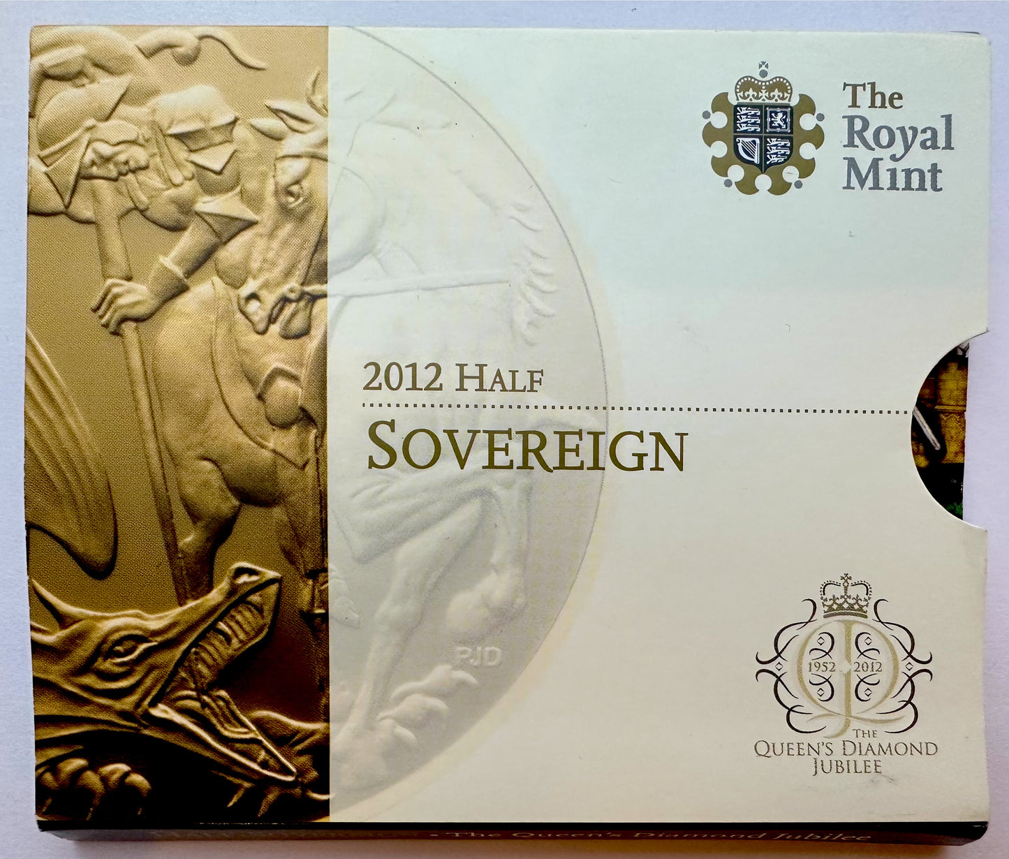 2012 Gold Half Sovereign in Blister Pack Carded