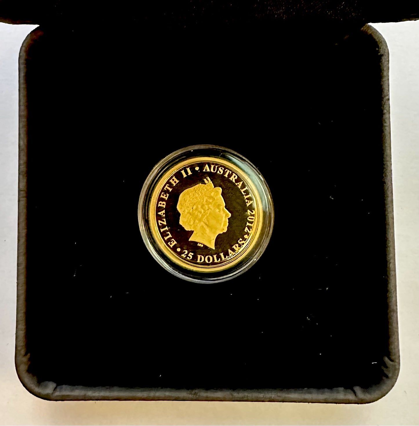 Perth Mint 2012 Queen Elizabeth II Diamond Jubilee 1/4 Ounce Gold Proof Coin - Boxed and COA