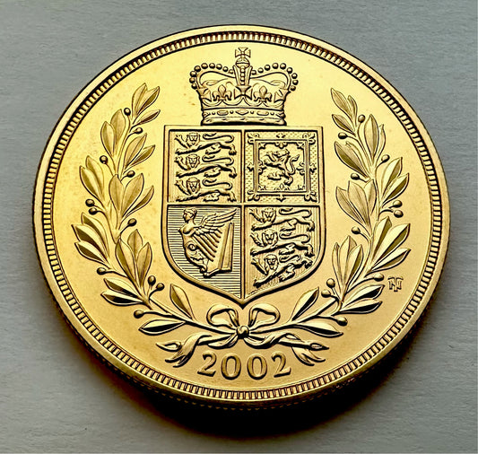 2002 Gold Quintuple Sovereign