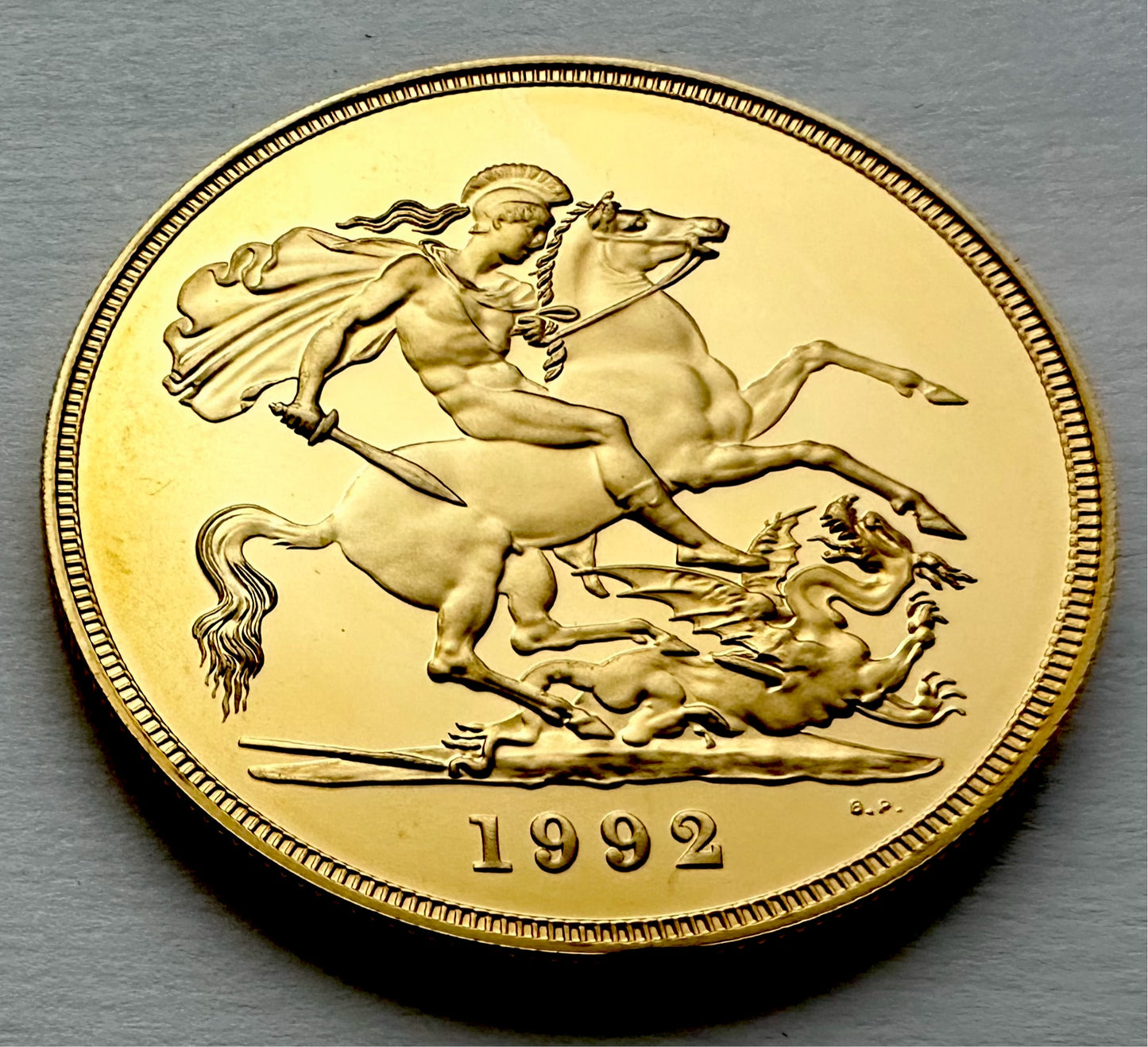 1992 QEII Gold Proof Quintuple Sovereign