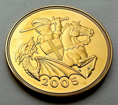 2005 Gold Quintuple Sovereign