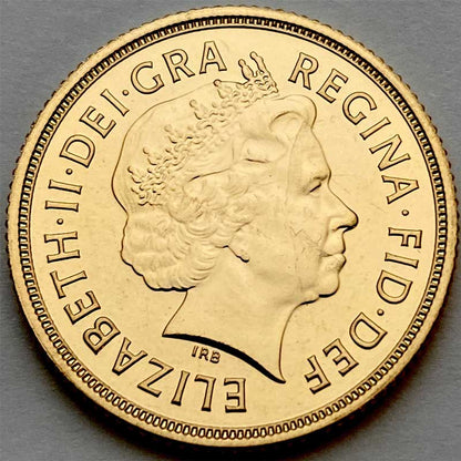 2013 Gold British Full Sovereign Queen Elizabeth II