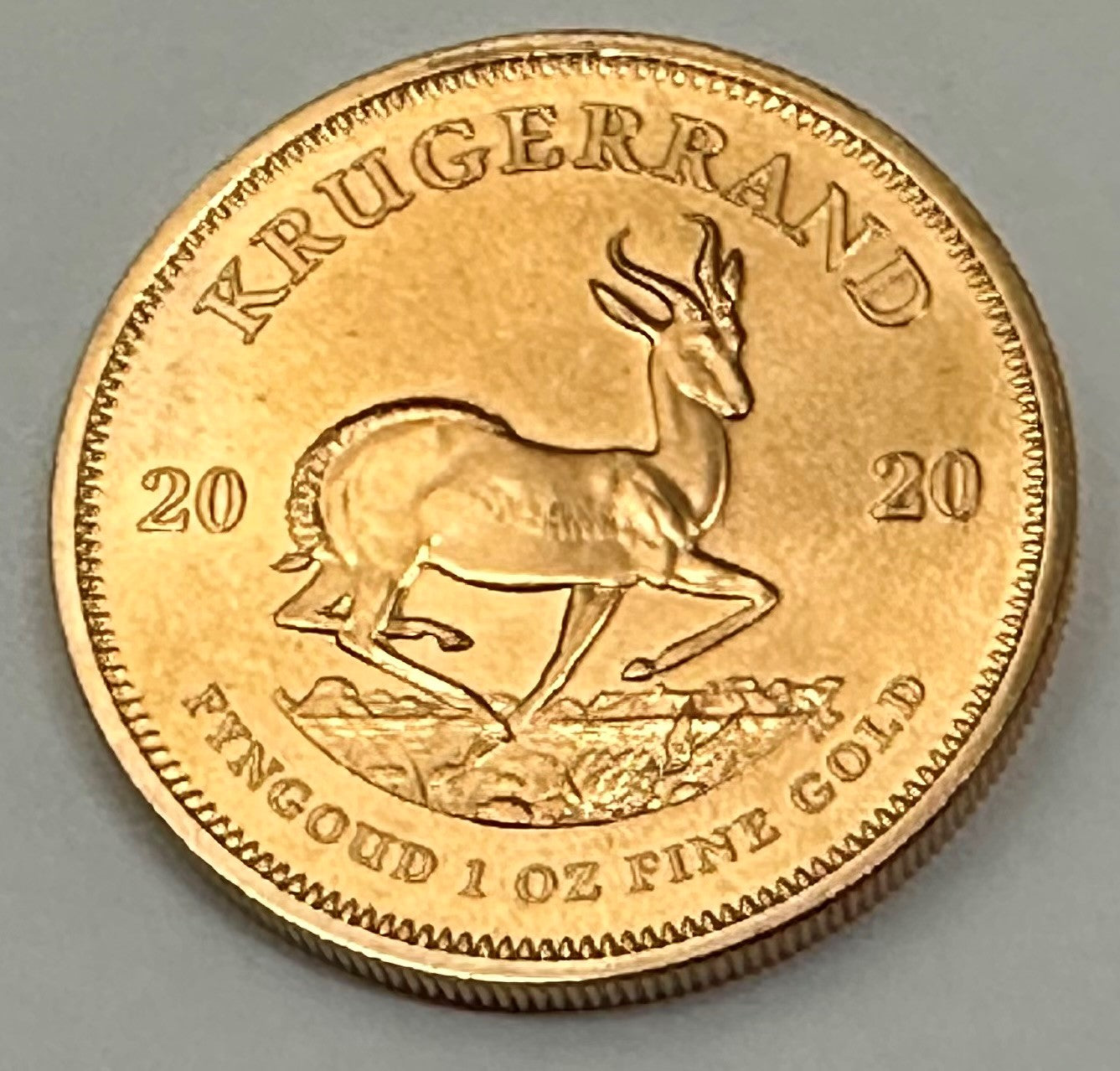 2020 1 Troy Ounce South African Gold Krugerrand