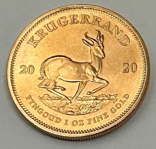 2020 1 Troy Ounce South African Gold Krugerrand