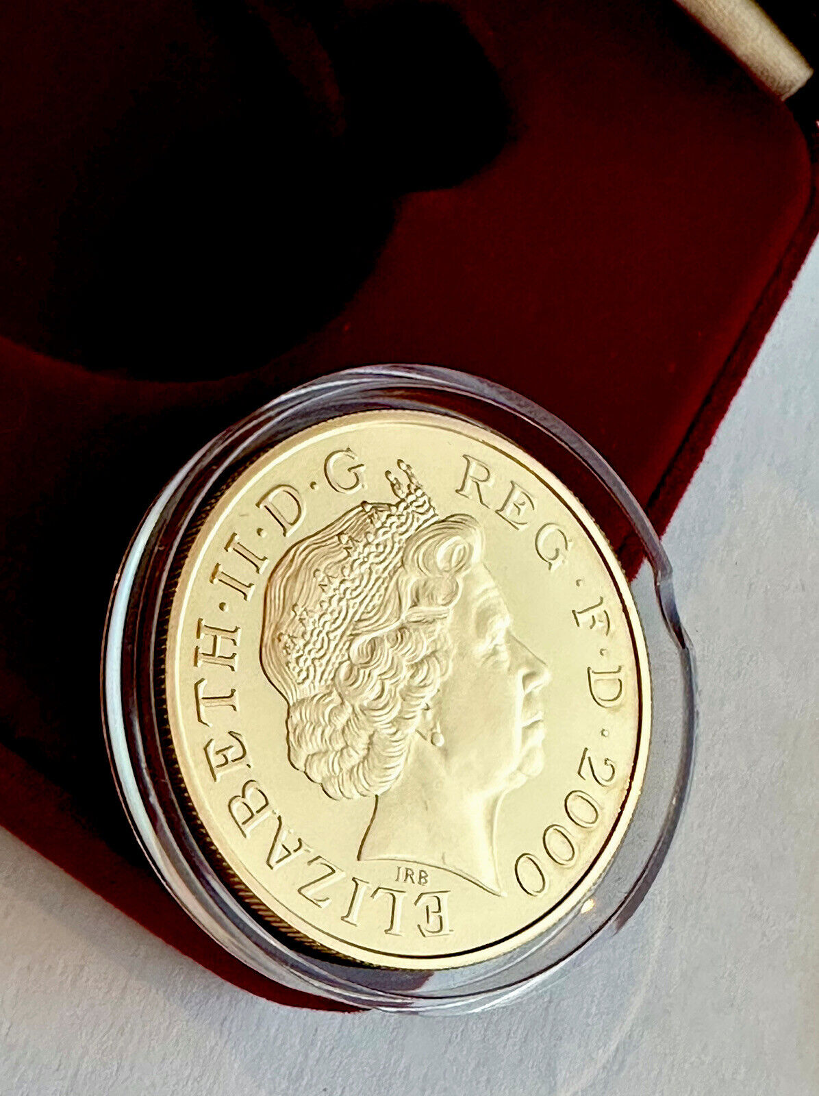 The Queen Mother Centenary Year Gold Proof £5 Crown - Boxed And COA