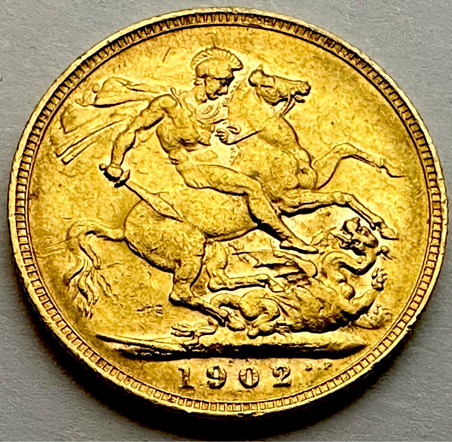 1902 King Edward VII Full Sovereign - Perth