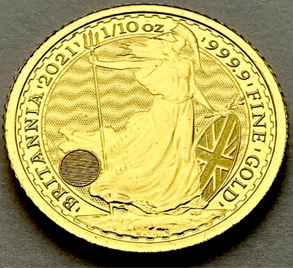 2021 1/10 Ounce Gold Britannia