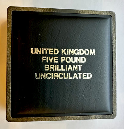 1988 Brilliant Uncirculated 5 Sovereign Quintuple - Boxed and COA