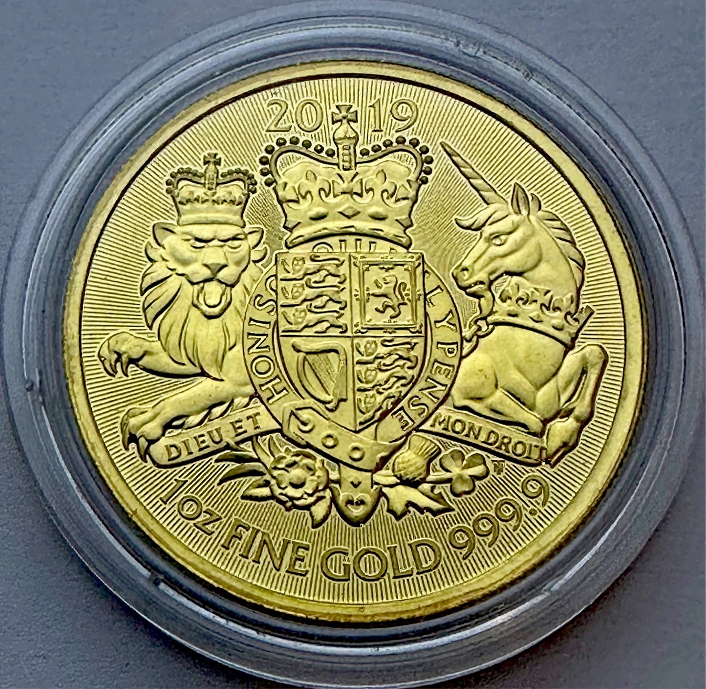 2019 1 Ounce Gold Royal Coat of Arms