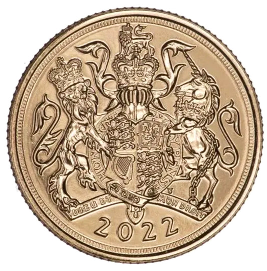 2022 Gold Full Sovereign - Elizabeth II Last Portrait