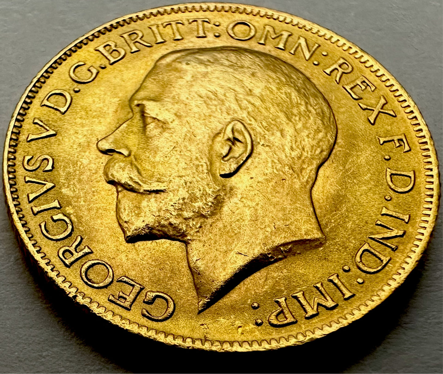 1913 George V Full Gold Sovereign