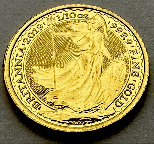 2019 1/10 Ounce Gold Britannia