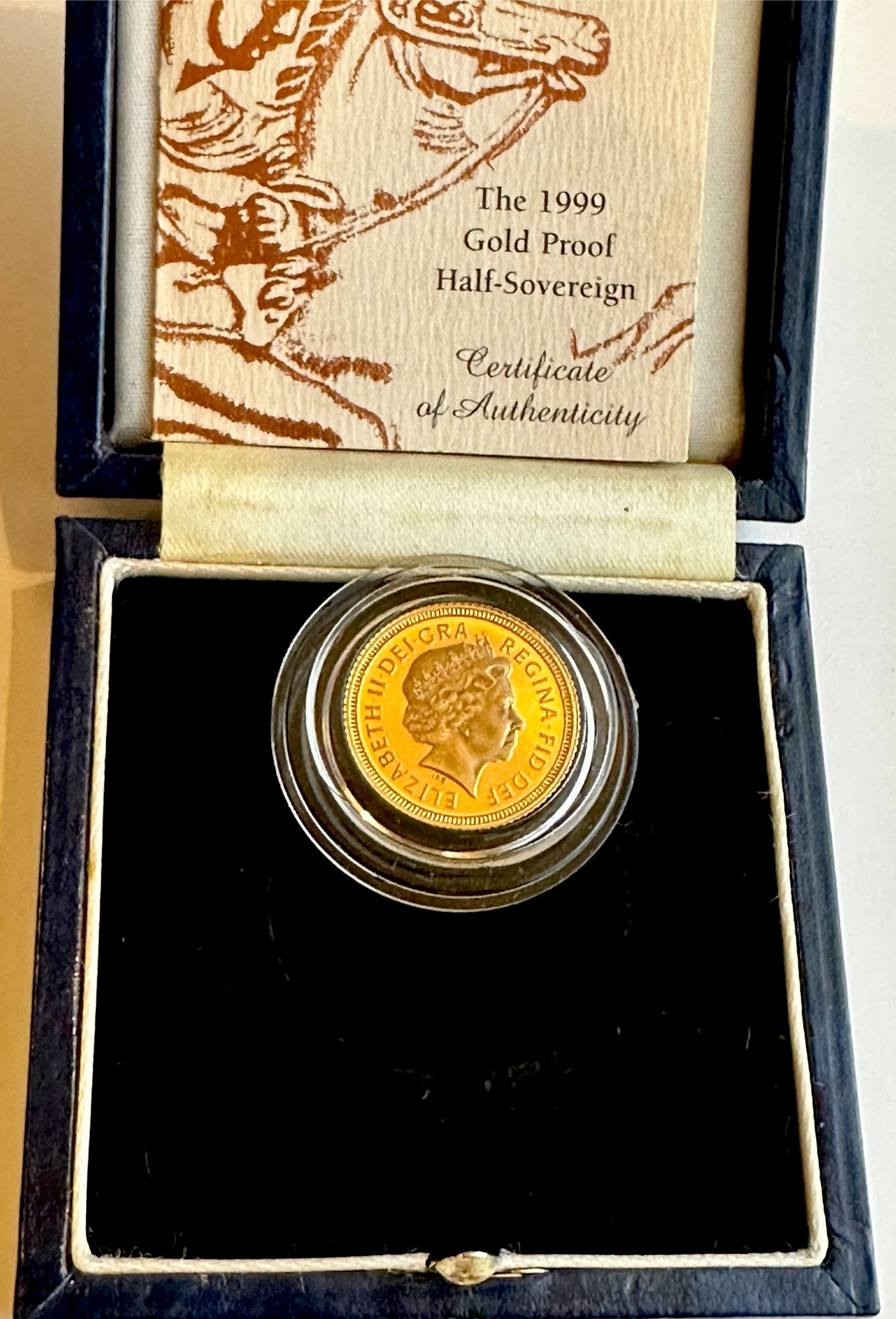 1999 Gold Proof Half Sovereign