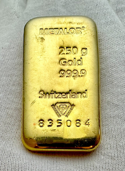 Matalor 250Gram Gold Cast Bar - SN 835084