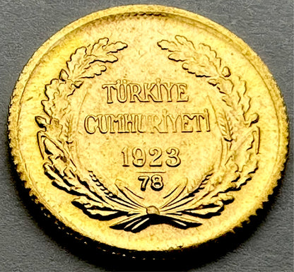 1923 Türkiye Cumhuriyeti 25 Kurus