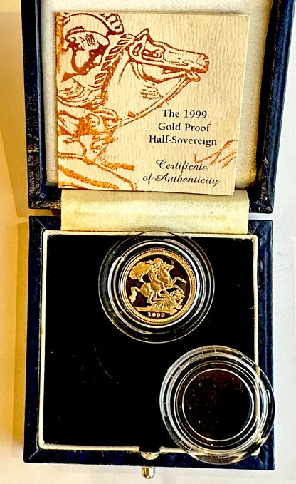 1999 Gold Proof Half Sovereign