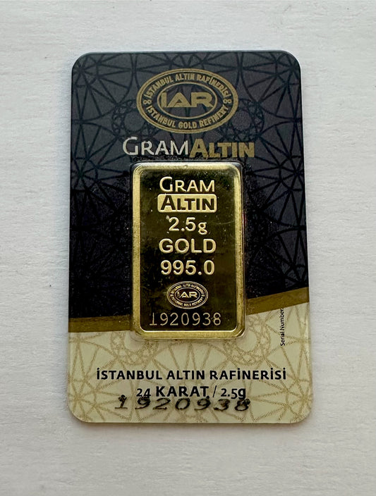 Istanbul 2.5 Gram 24ct Gold Bar - 1920938