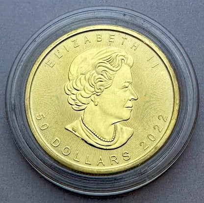 2022 Canada 1 Ounce 999.9 Gold Maple Leaf