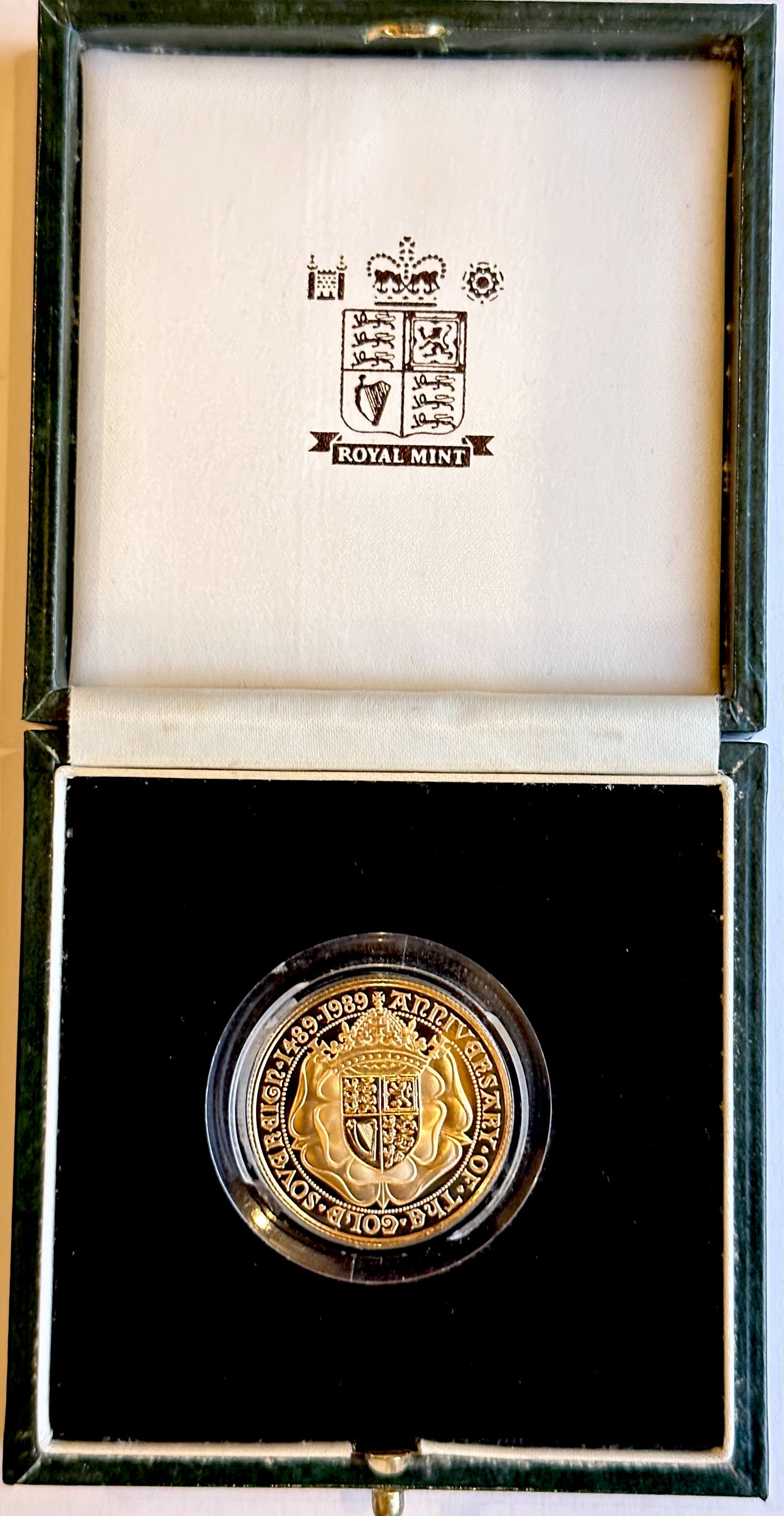 1989 Tudor Rose Gold Proof Double Sovereign