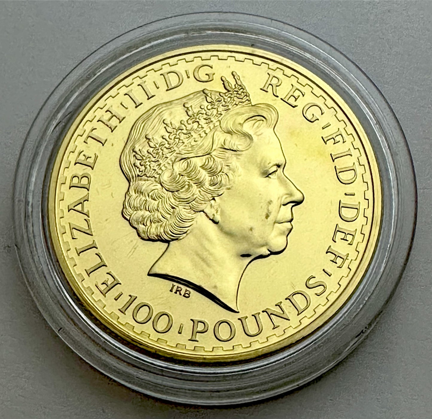 2003 1 Ounce Gold Britannia in Capsule