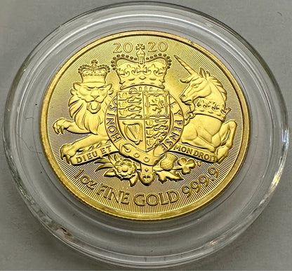 2020 1 Ounce 999.9 Gold Royal Coat of Arms